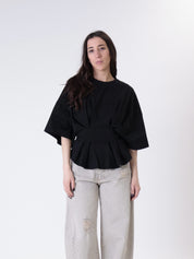 T-shirt avvitata nera