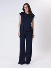 Pantalone milano sartoriale blu