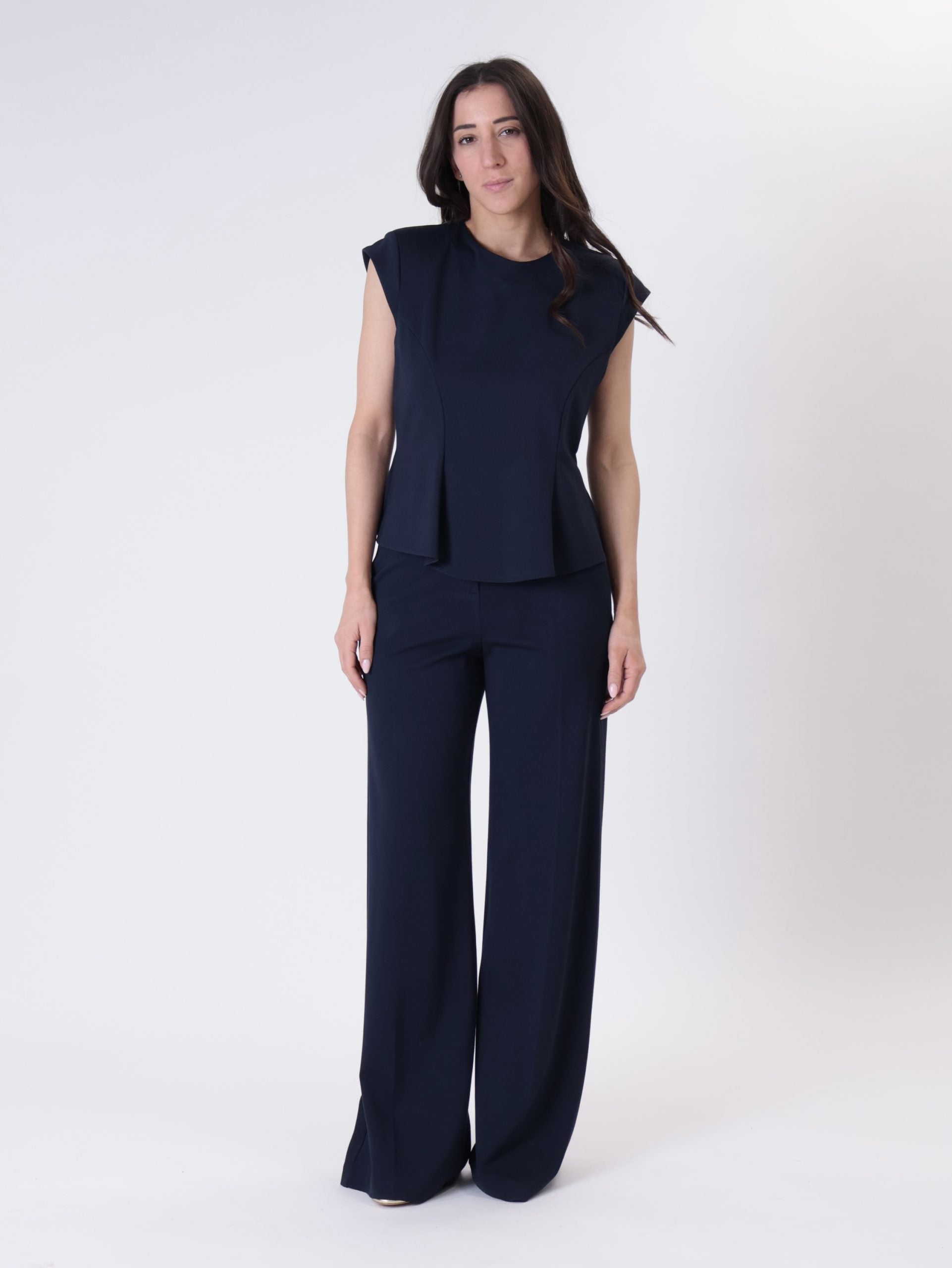 Pantalone milano sartoriale blu