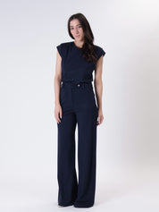 Pantalone milano sartoriale blu