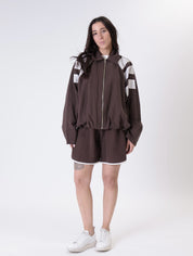 Dark brown Kenya bomber jacket