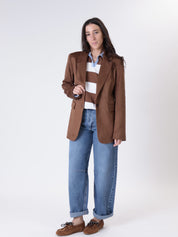 Cognac suede jacket