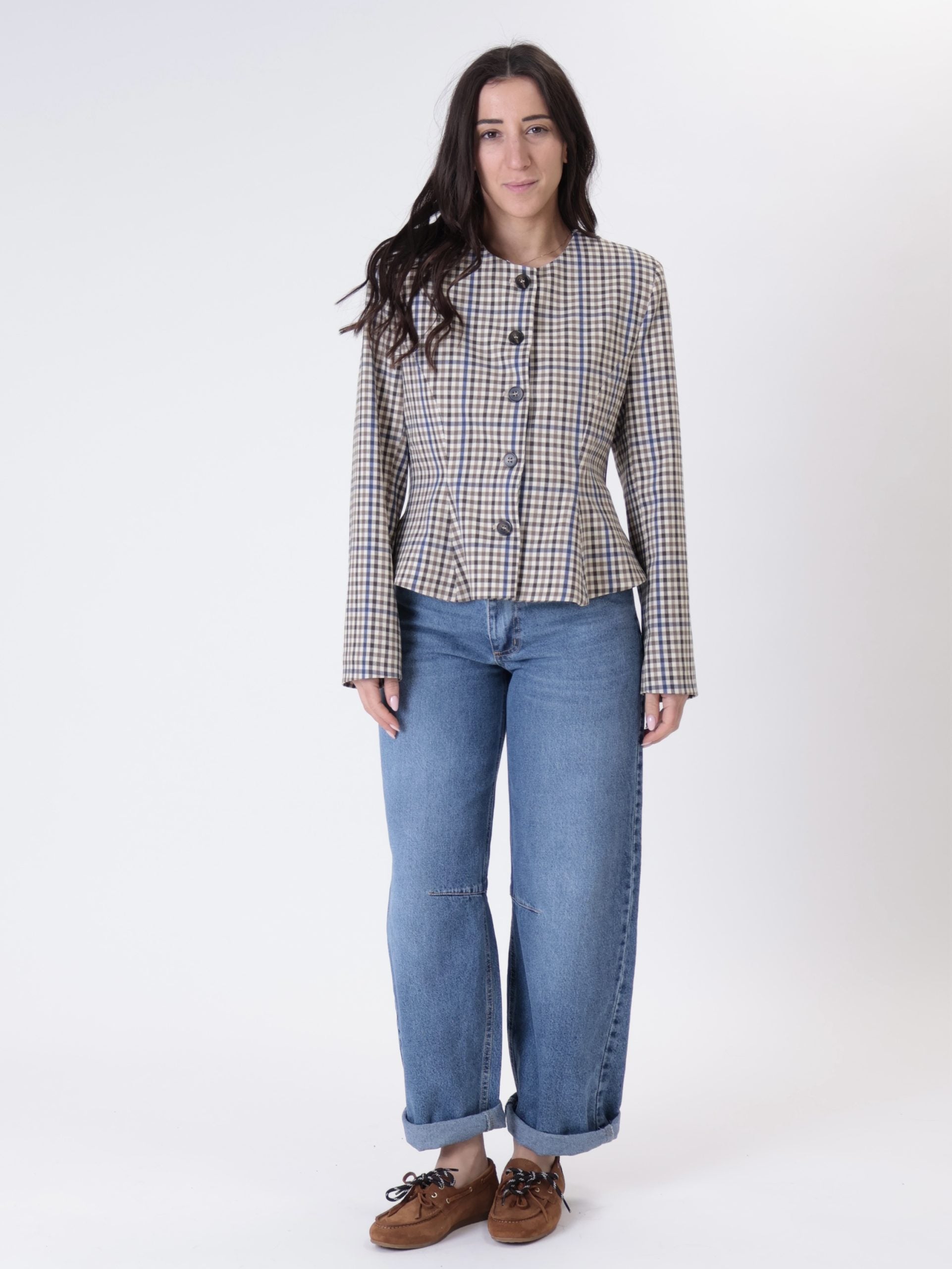 Giacca lady quadro