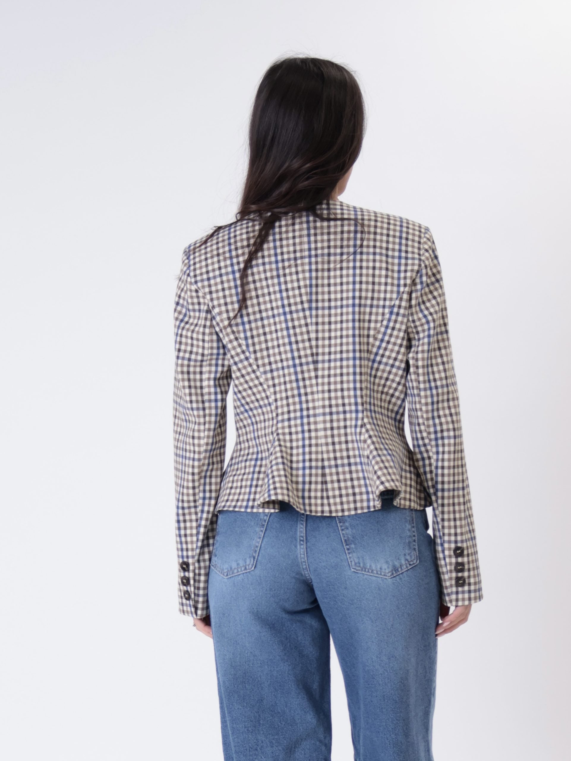 Giacca lady quadro