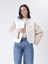 Napoleon white tweed waistcoat