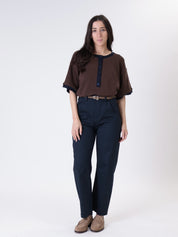 Pullover serafino moro