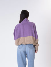 Camicia lory lavanda/sabbia