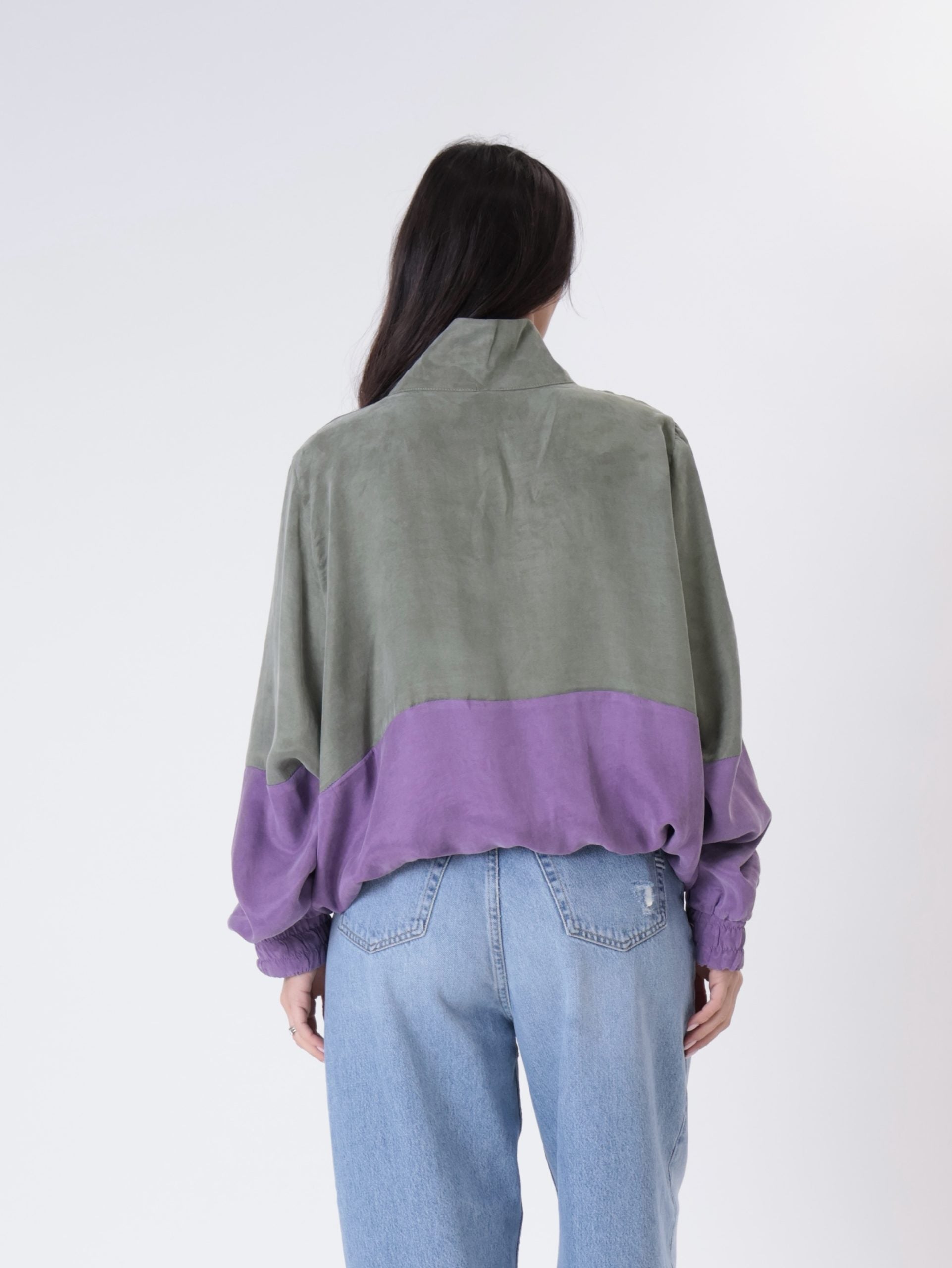 Camicia lory militare/lavanda
