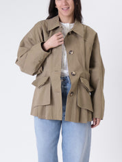 Beige safari jacket