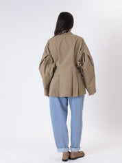 Beige safari jacket