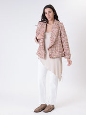 Giacca bouclé multicolor