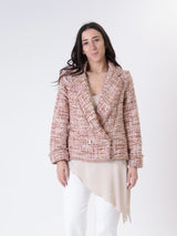 Giacca bouclé multicolor