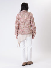 Giacca bouclé multicolor