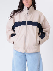 Giacca lore colletto blu
