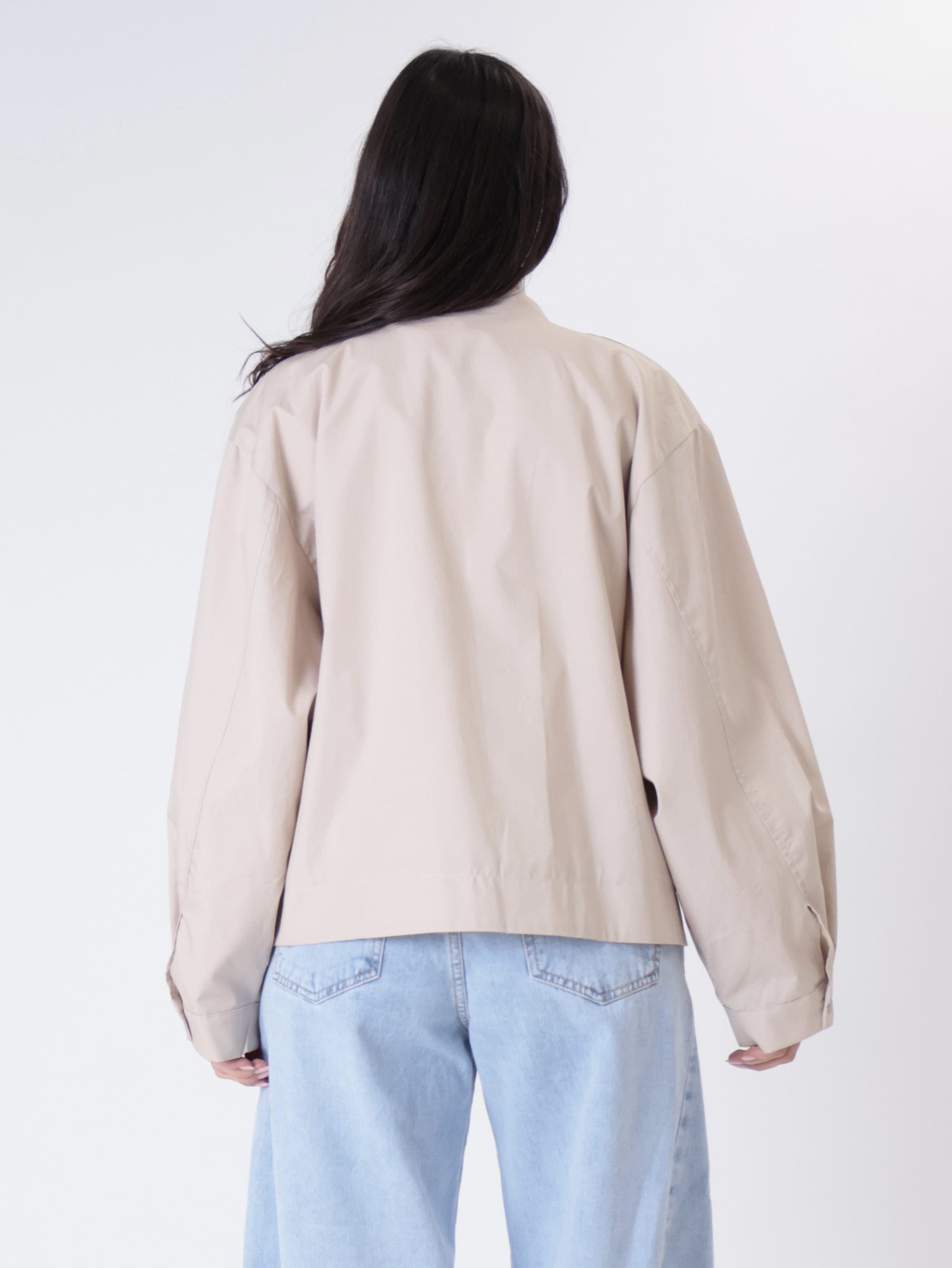 Giacca lore colletto blu