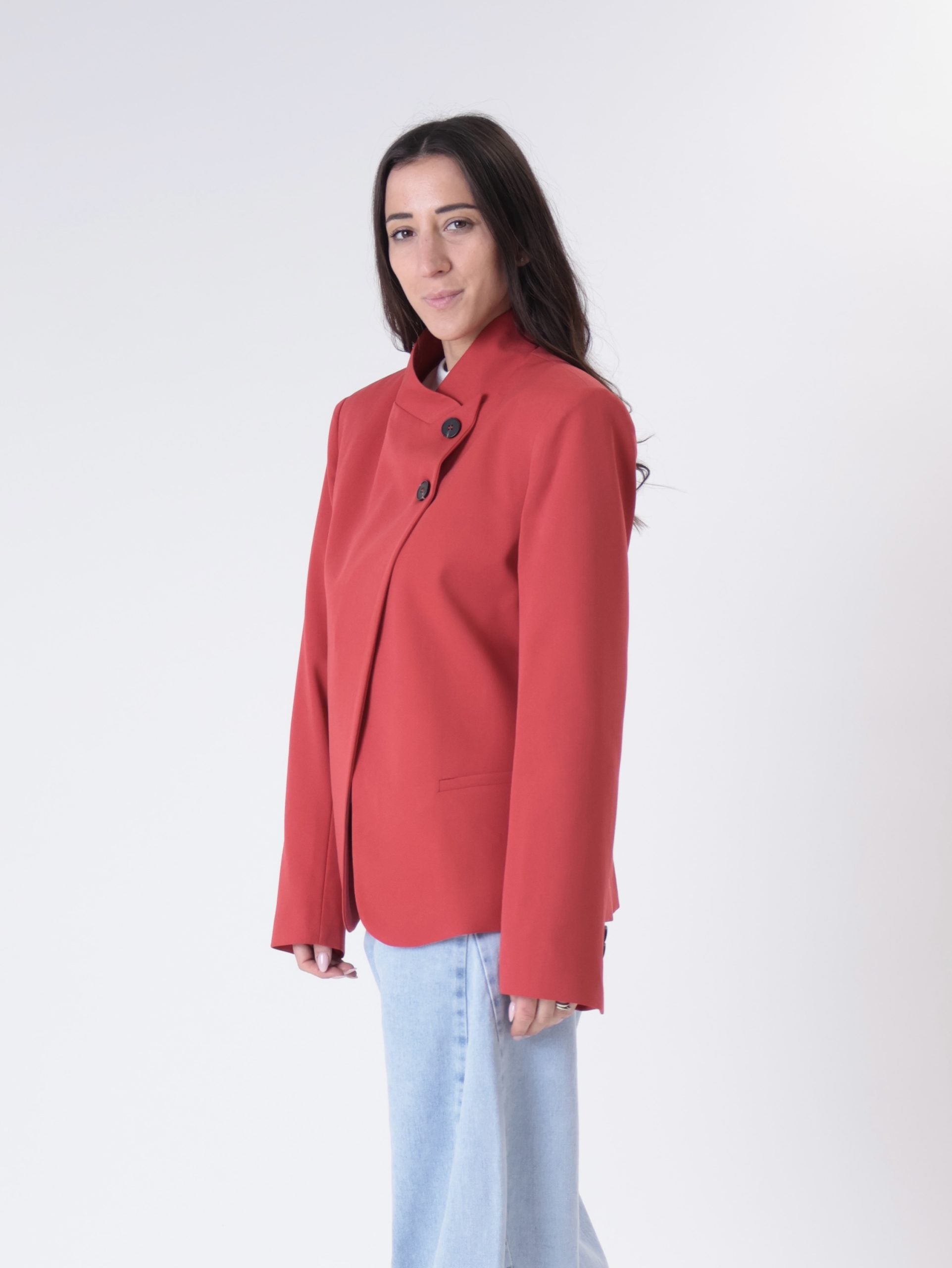 Giacca coreana rossa