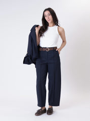 Mary blue trousers