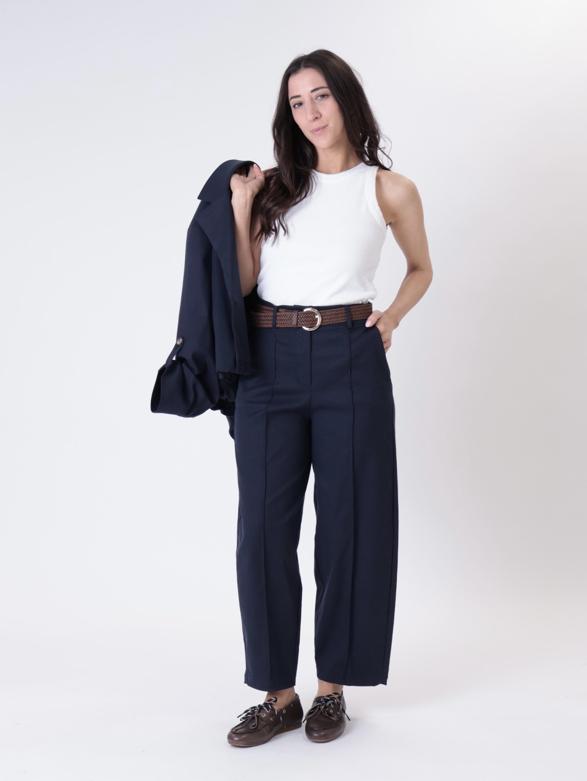 Mary blue trousers