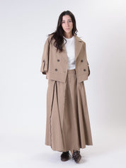Trench Maia m/corta biscotto