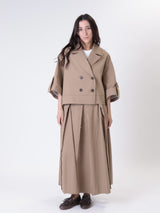 Trench Maia m/corta biscotto