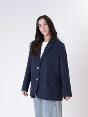 Blazer over monopetto blu