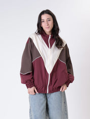 Bomber Deni moro/vaniglia/bordeaux