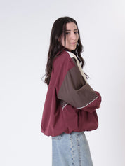 Bomber Deni moro/vaniglia/bordeaux