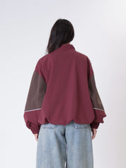 Bomber Deni moro/vaniglia/bordeaux