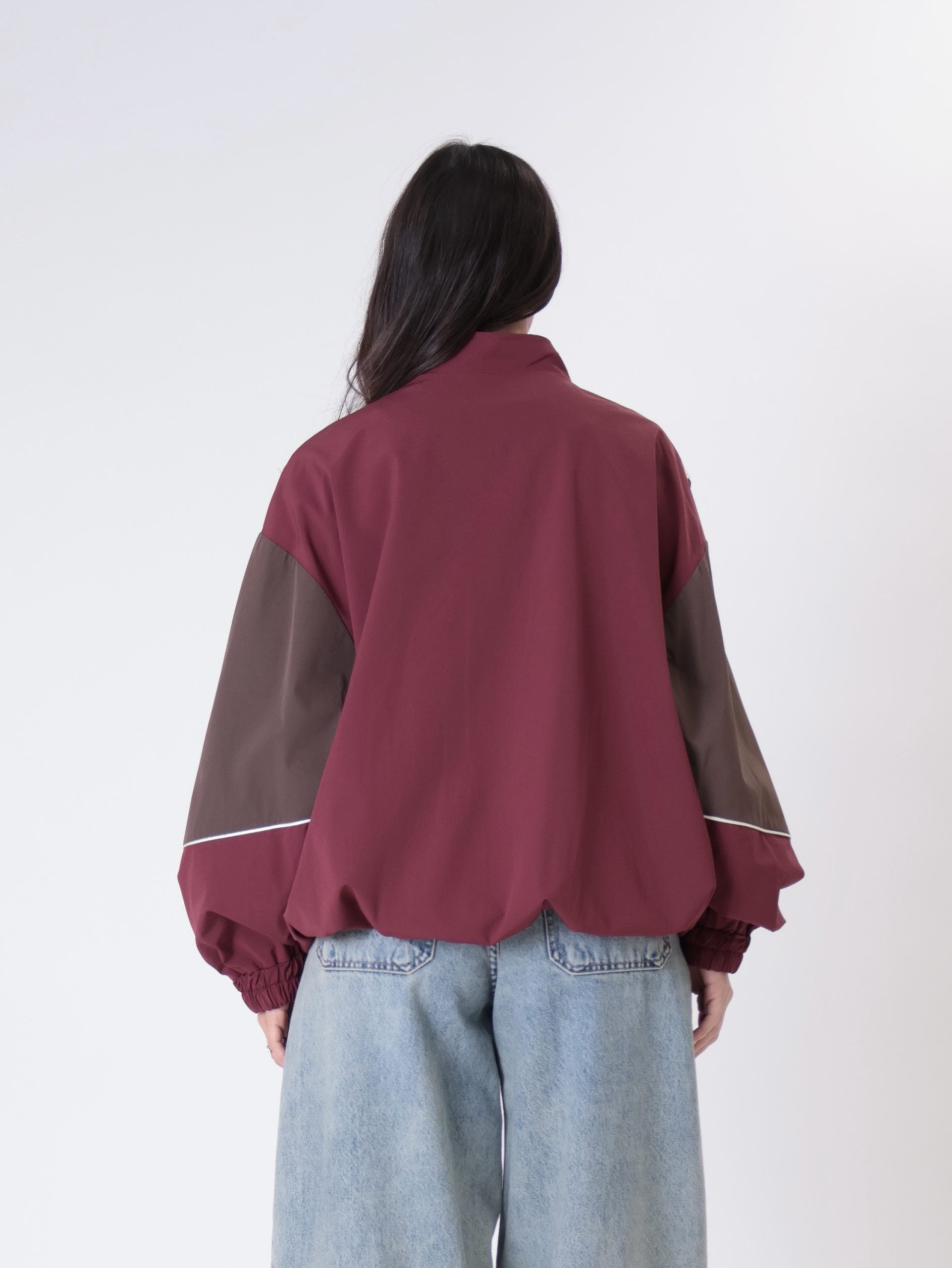 Bomber Deni moro/vaniglia/bordeaux
