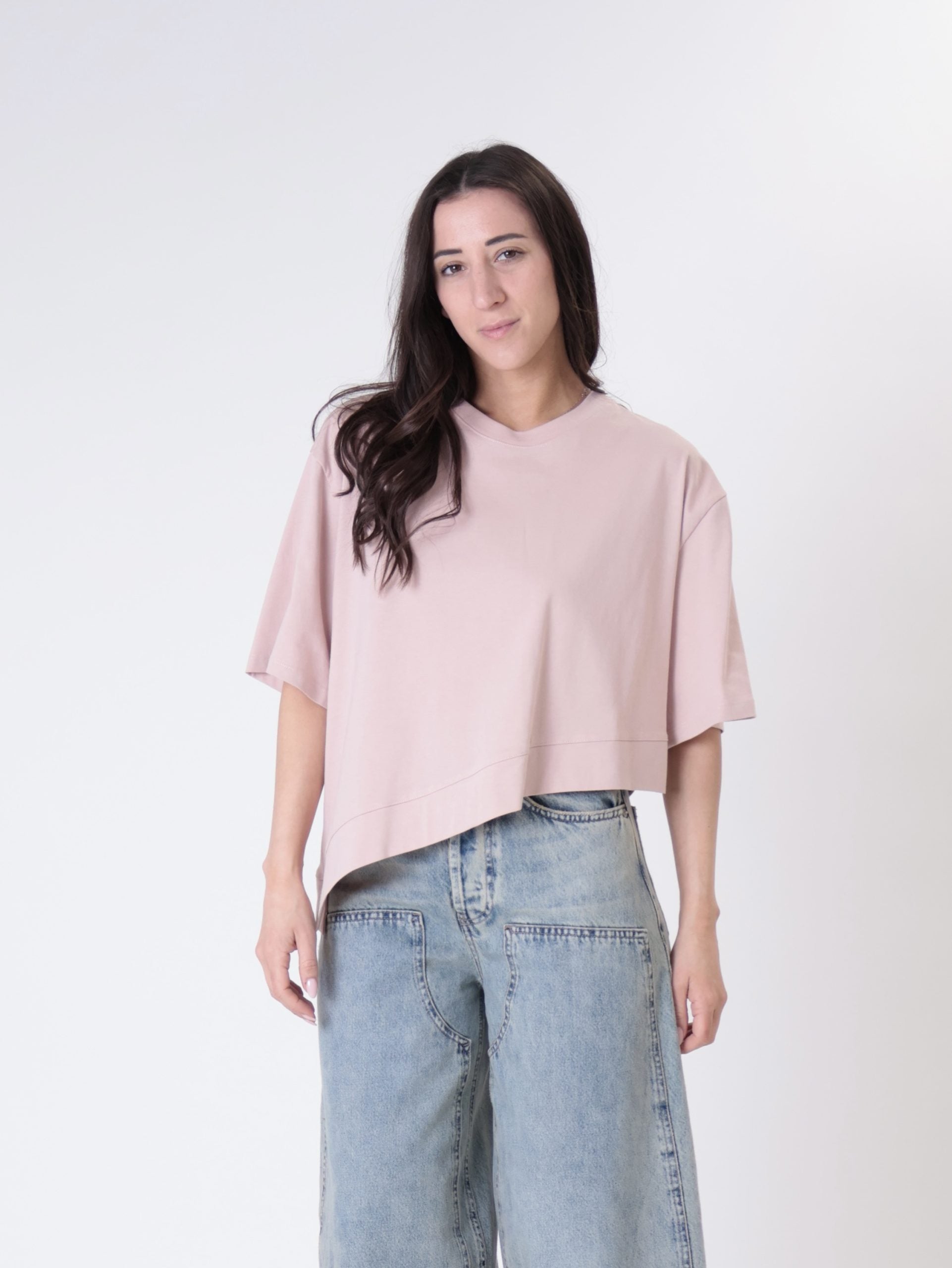 T-shirt svasata rosa