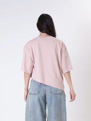 T-shirt svasata rosa