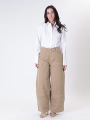 Jeans western denim sabbia