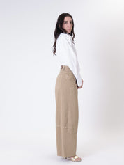 Jeans western denim sabbia