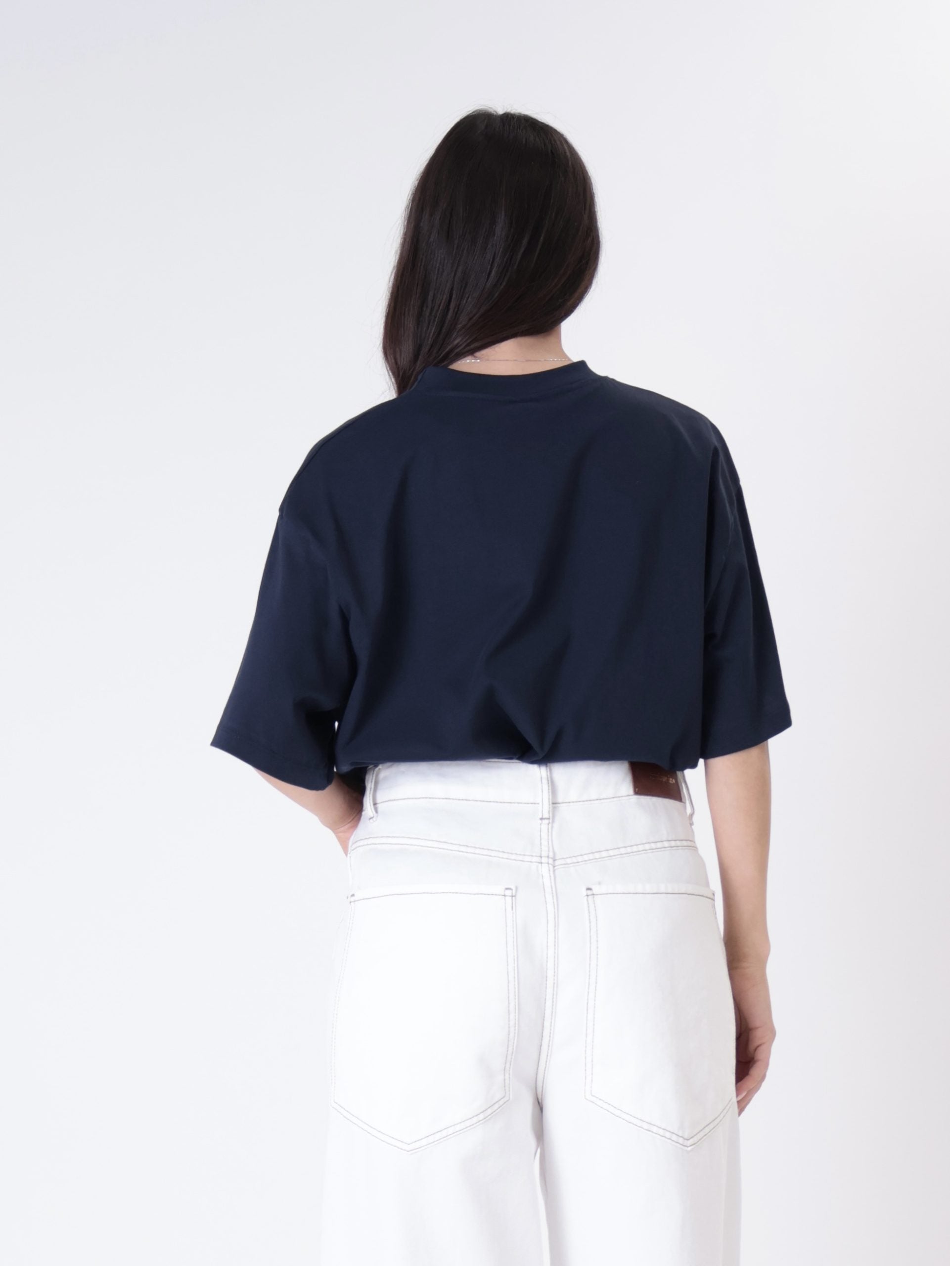 T-shirt Lore blu/panna