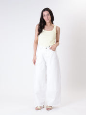 White denim western jeans