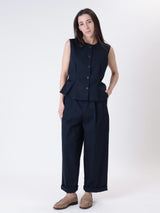 Gilet lady blu navy