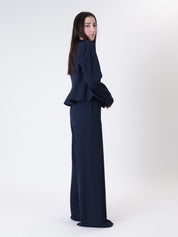 Completo Lady giacca + pantalone blu