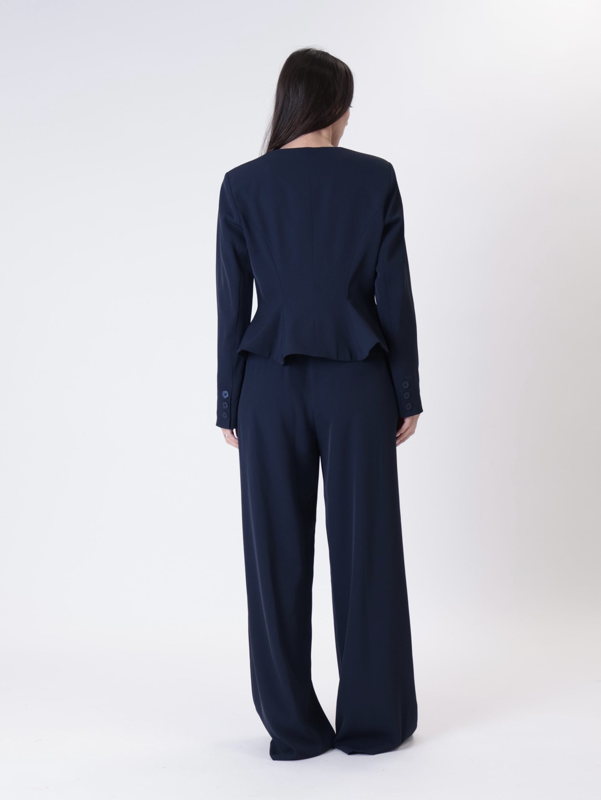 Completo Lady giacca + pantalone blu