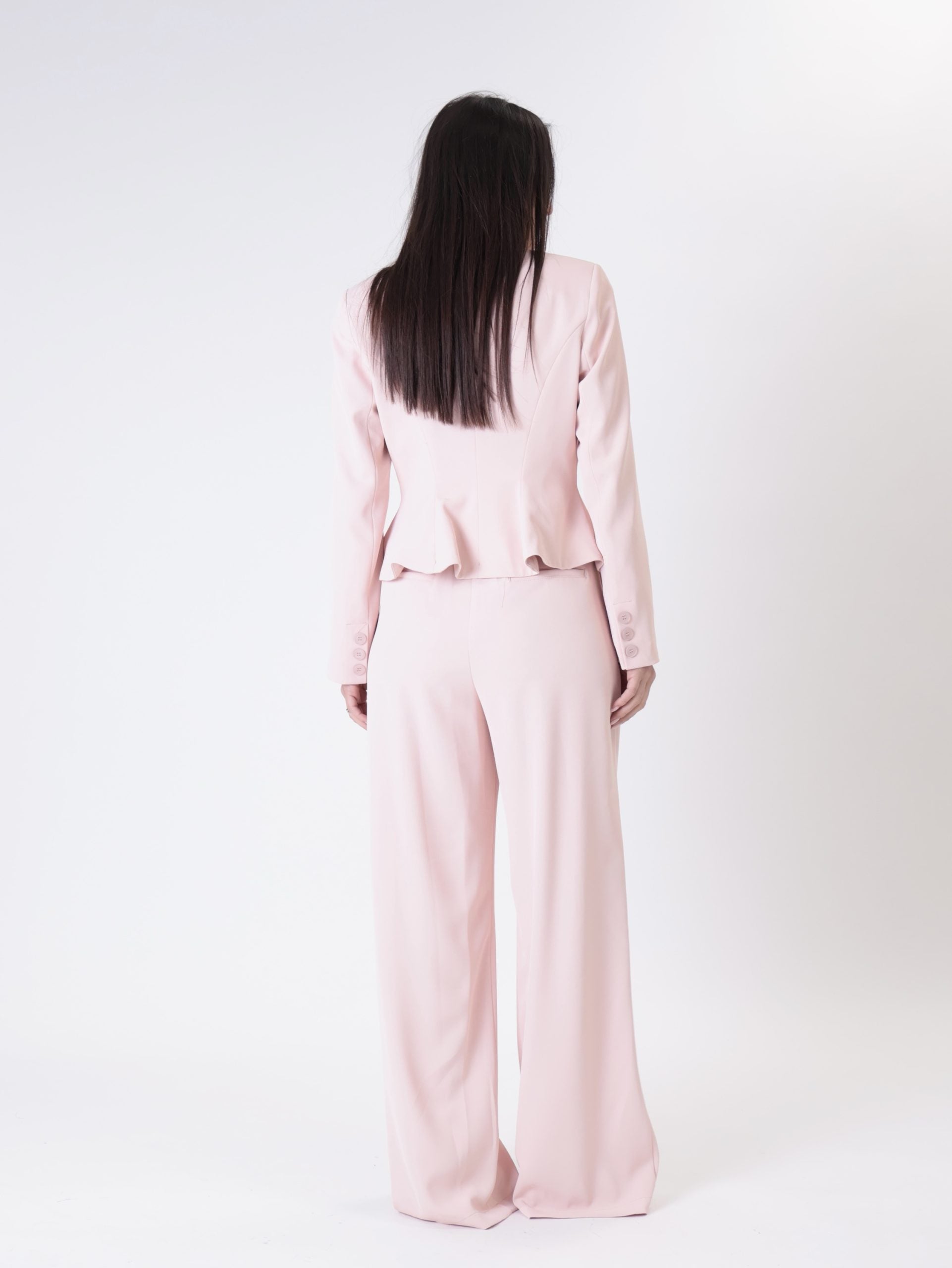 Completo Lady giacca + pantalone rosa