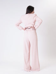 Completo Lady giacca + pantalone rosa