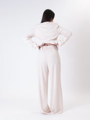 Completo Lady giacca + pantalone avorio