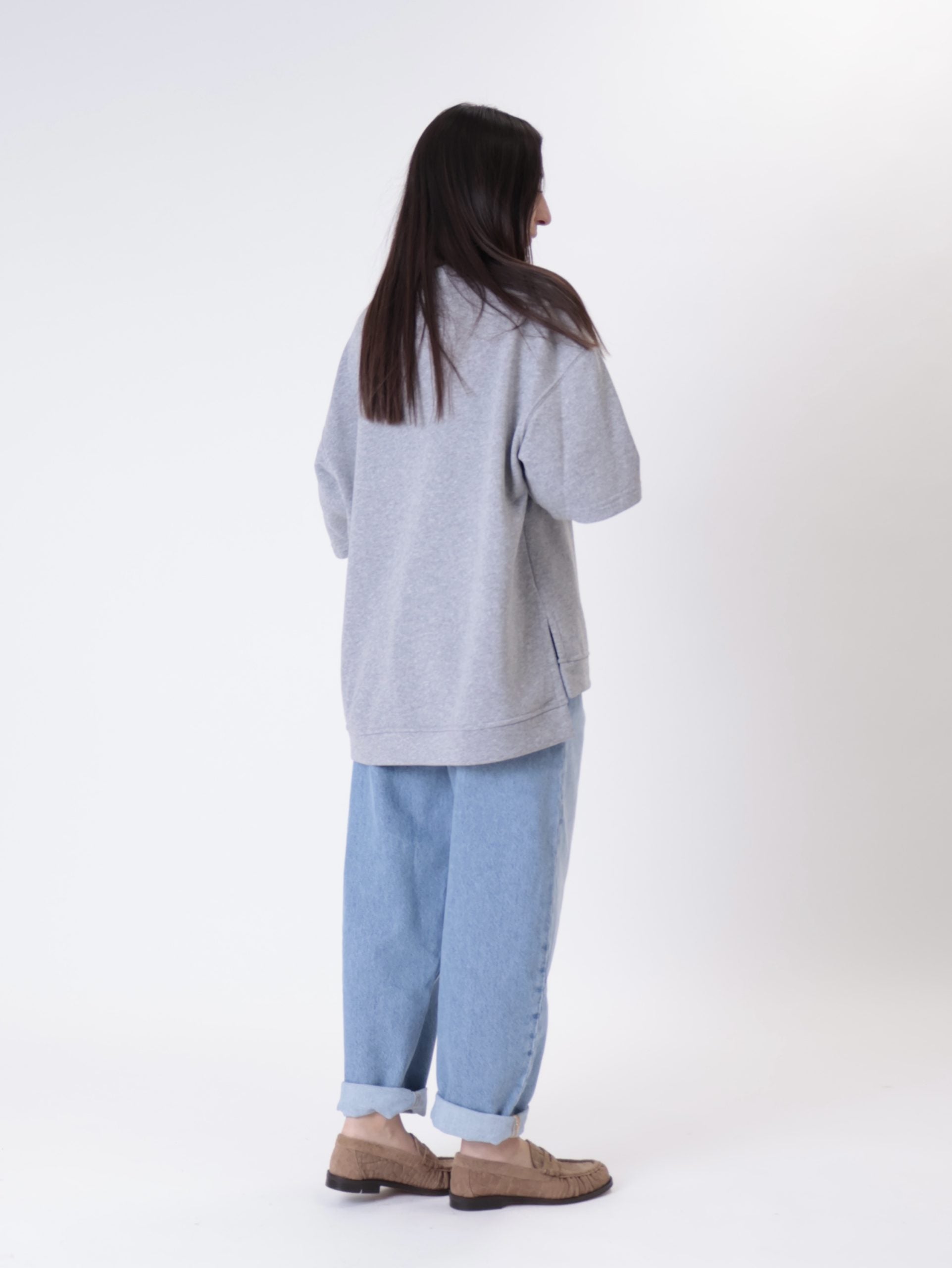 Felpa N°5 grigio