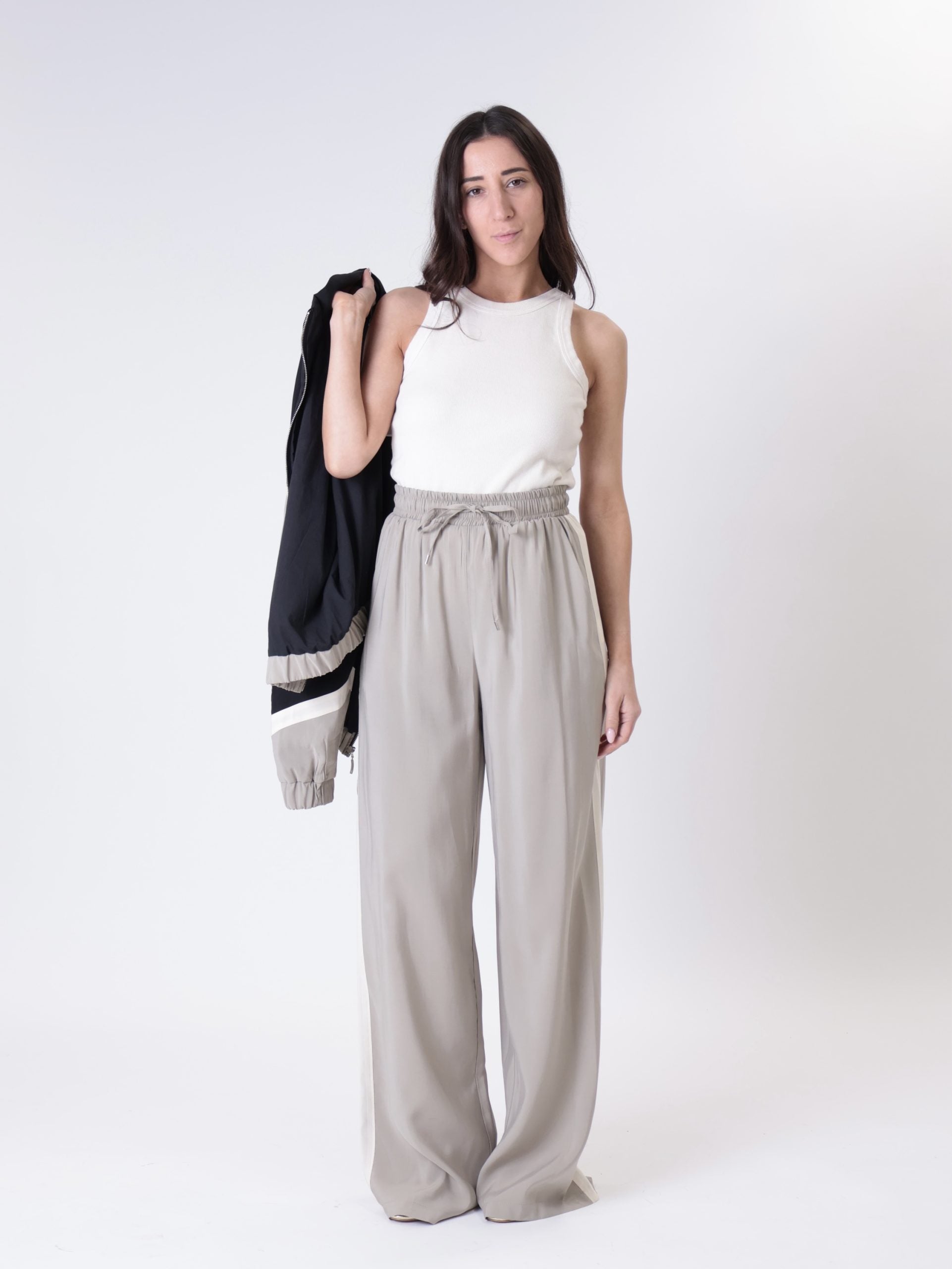 Bomber Zante zip perla