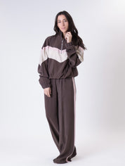 Maglia Zante zip moro