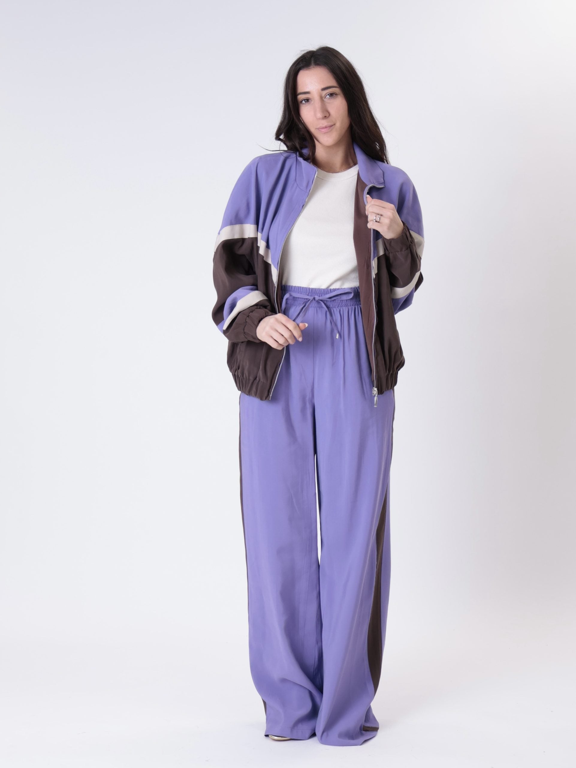Bomber Zante zip viola