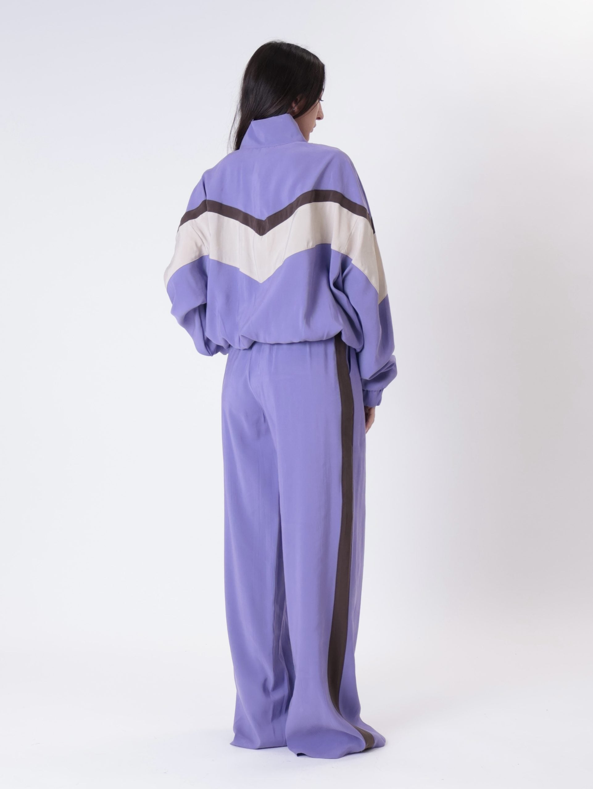 Maglia Zante zip viola
