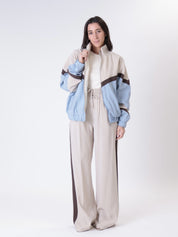 Bomber Zante zip celeste