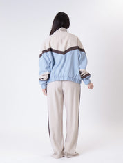 Bomber Zante zip celeste