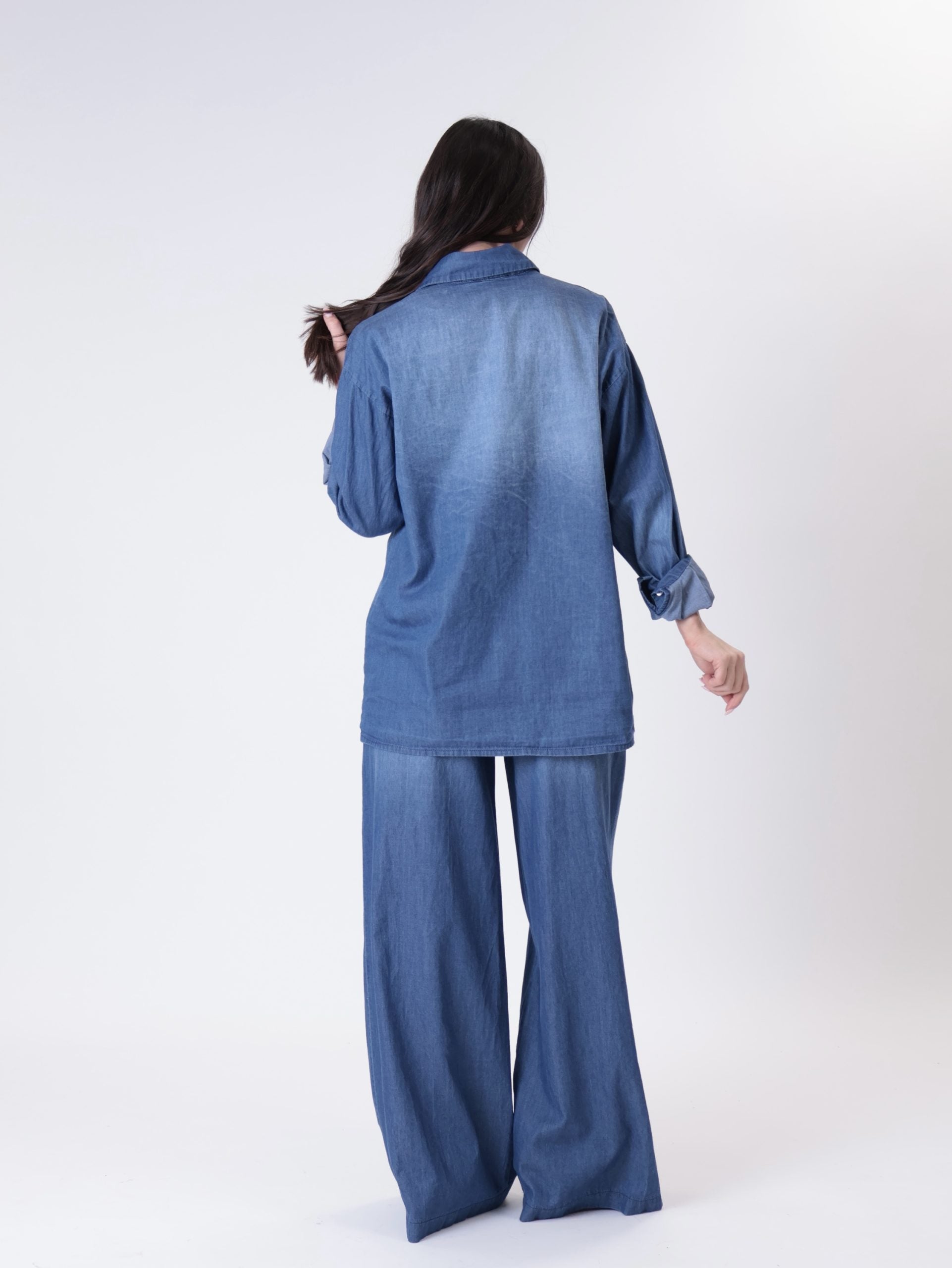 Camicia Angi denim blu