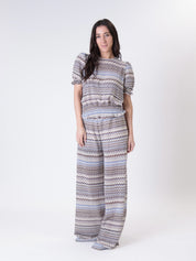 Zig zag earth trousers